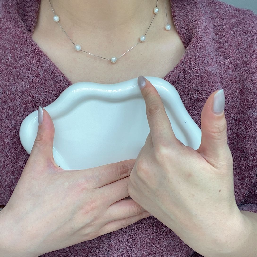 淡水珍珠耳饰合金