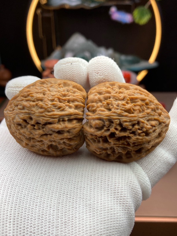 中炮三角凹底（38.0 37.1 39.0）（38.2g）文玩核桃