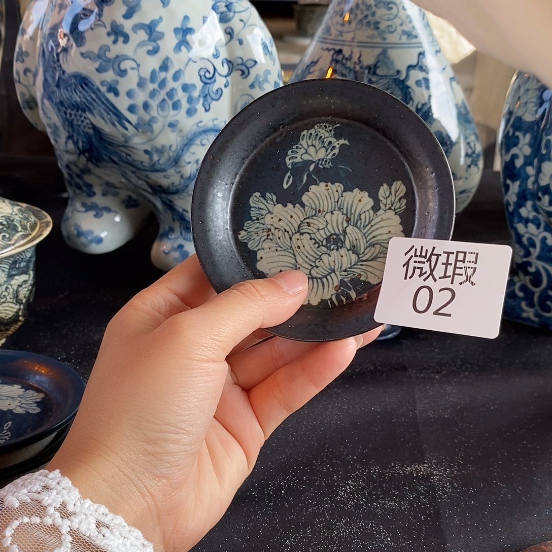 陶手工手绘青花高温陶瓷