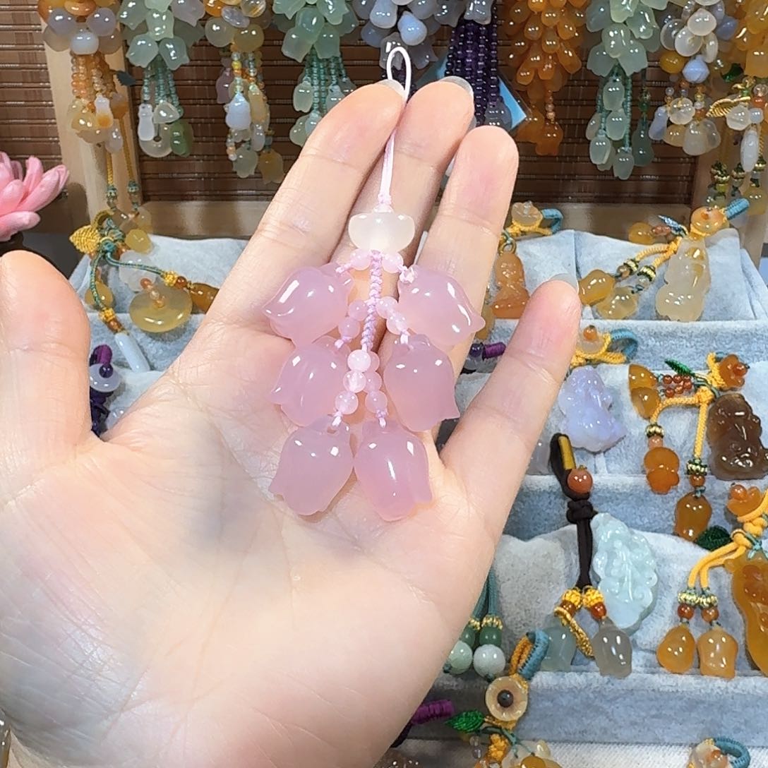 玛瑙/玉髓，挂件未镶嵌