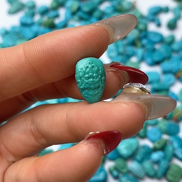 绿松石珠宝奇石未镶嵌