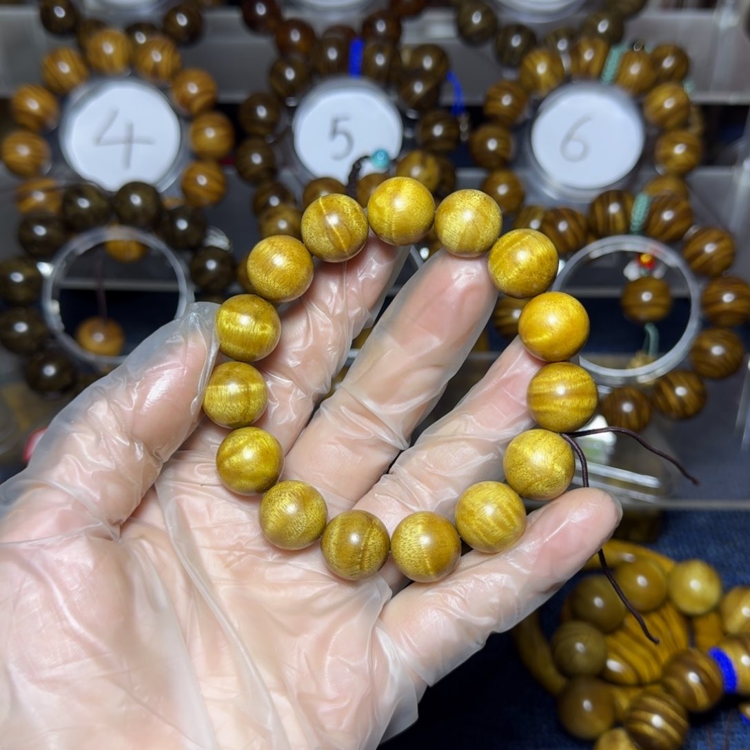 金丝楠手串/手链金丝楠木1.5