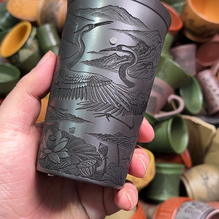 紫砂茶杯全手工紫砂主人杯