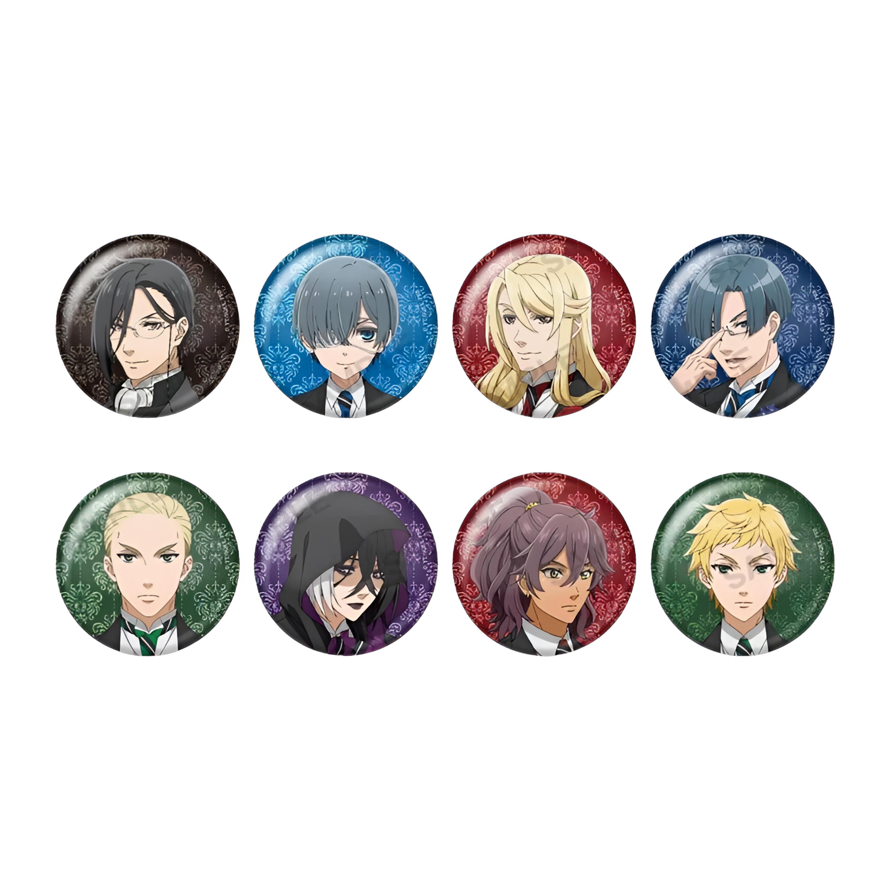 【黑执事】寄宿学校cafe系列吧唧/相卡（盲盒代拆）