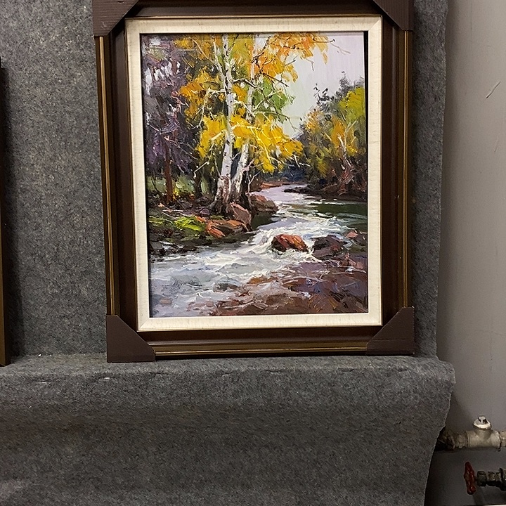 油画带外框画芯尺寸40x50cm
