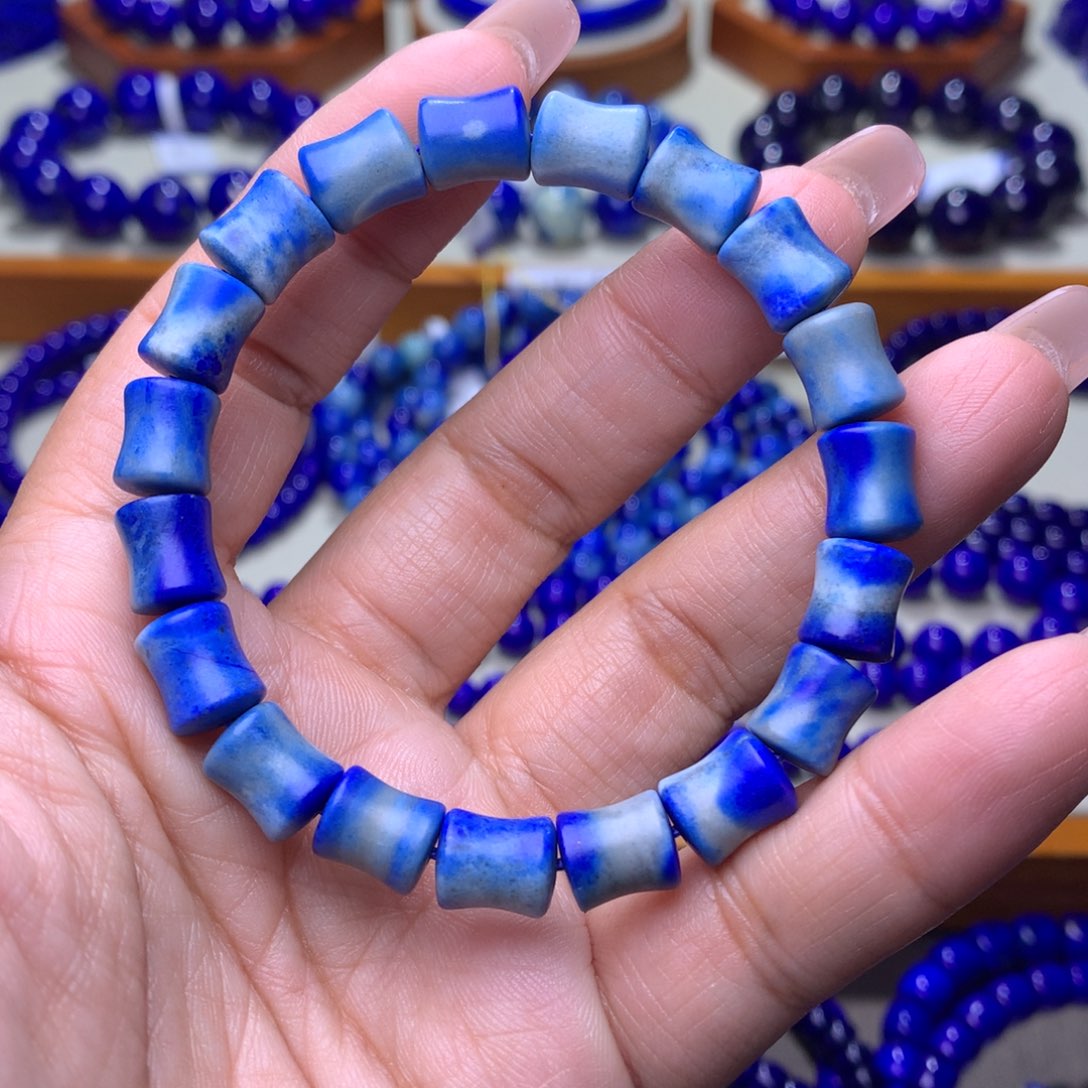 青金石手链未镶嵌