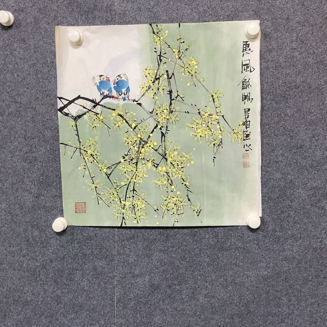 国画三尺斗方一幅