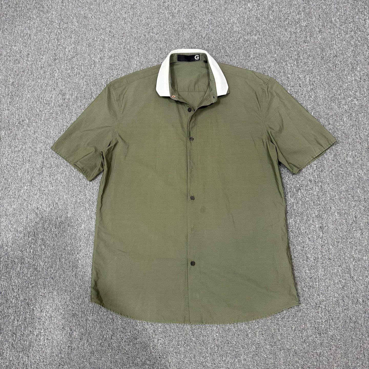 95新 Givenchy/纪梵希 18795572 纪梵希 绿色短袖衬衫 41码95新
