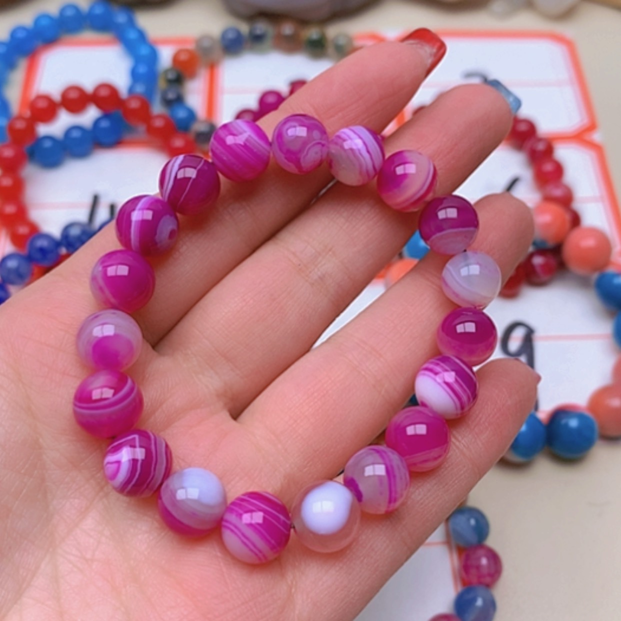 【闪购商品】未镶嵌玛瑙/玉髓珠宝半成品静**天