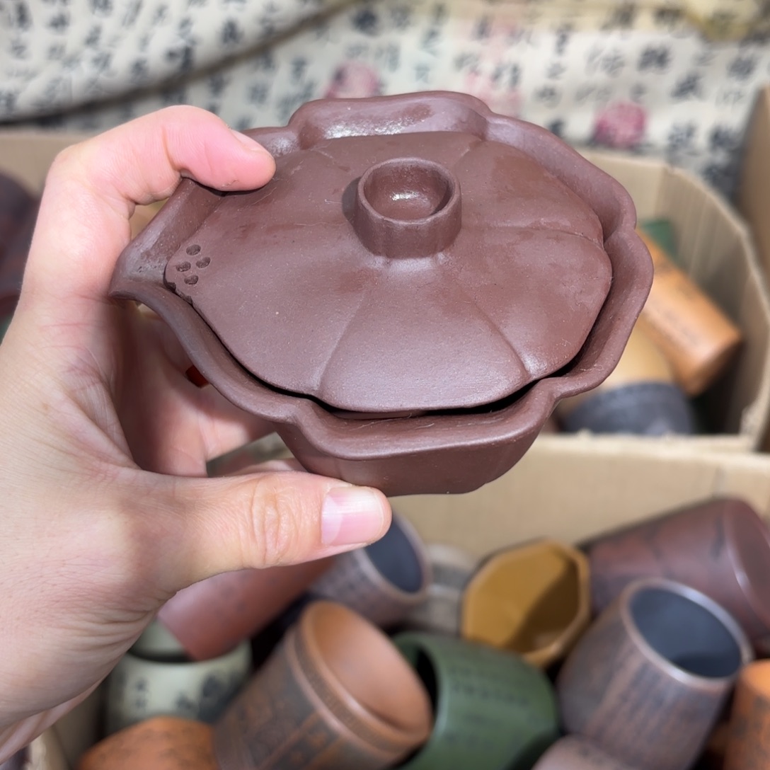 茶杯紫砂微瑕紫砂杯不退不换