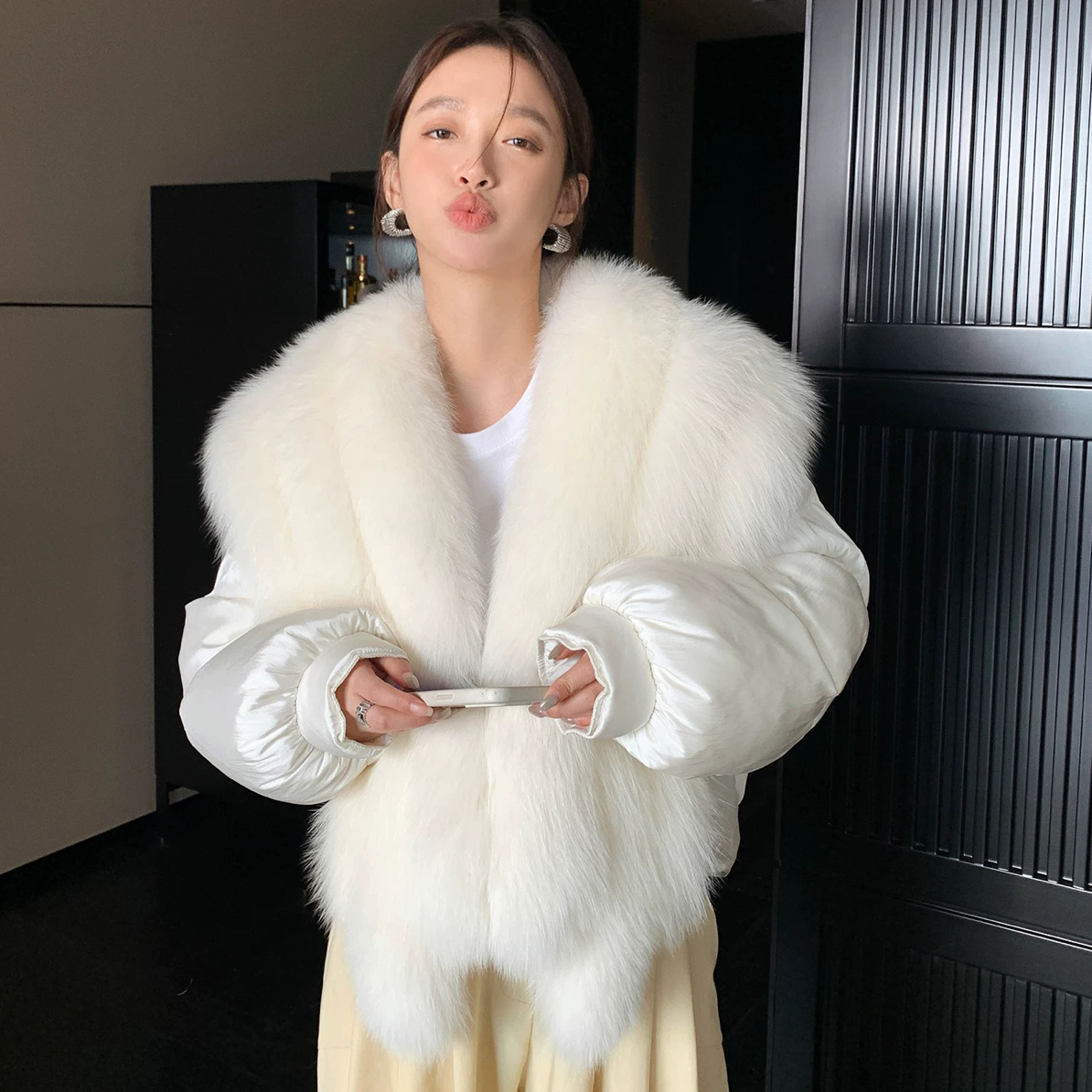 简月韩系辣妹连衣裙上衣直播间链接