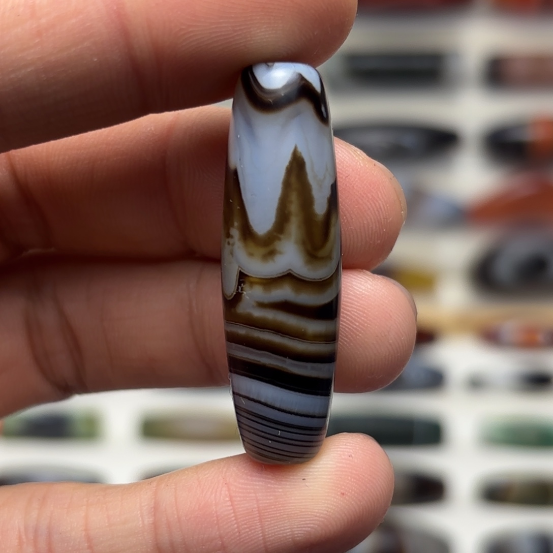 玛瑙/玉髓未镶嵌吊坠7