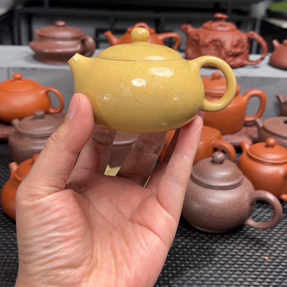 紫砂茶壶紫砂艺术茶具套装本绿