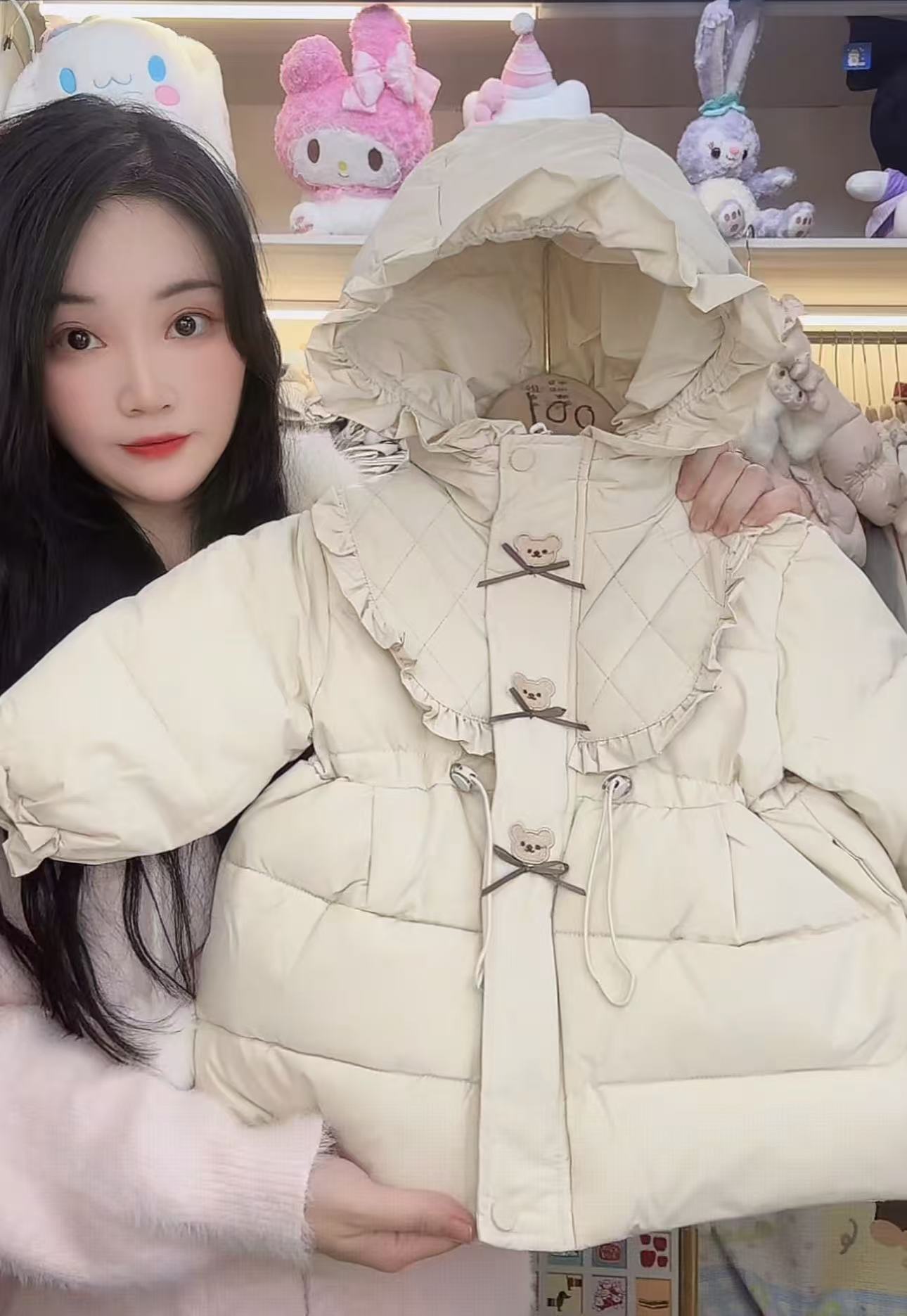 【谷谷家】三只小熊熊棉服外套