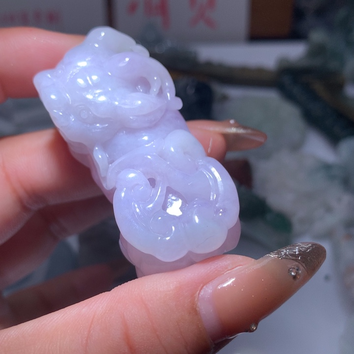 翡翠未镶嵌颈饰保真天然A货翡翠