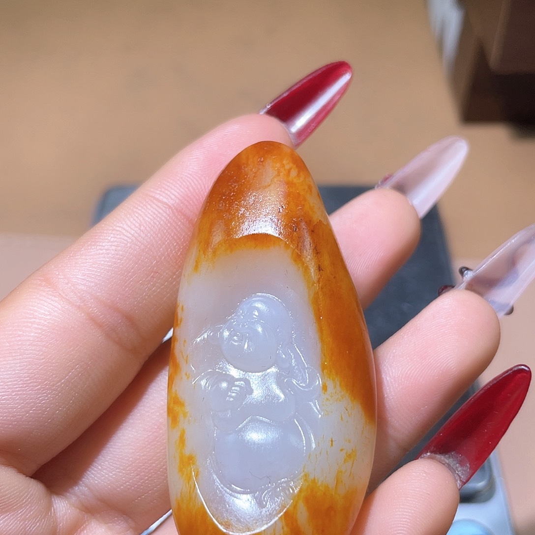 和田玉颈饰未镶嵌A7 