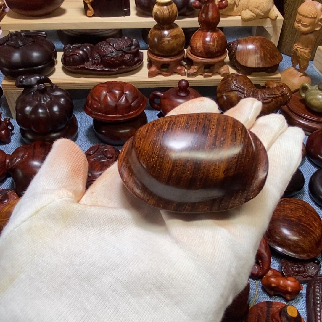 五***爷小叶紫檀手串/手链微凹黄檀富甲