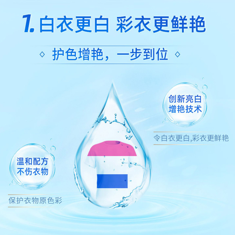 【蓝月亮】经典薰衣草深层洁净洗衣液 1kg/瓶 去渍留香家庭衣物清洁机洗手洗