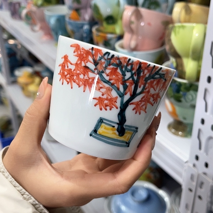 陶景德镇釉下手绘陶瓷 