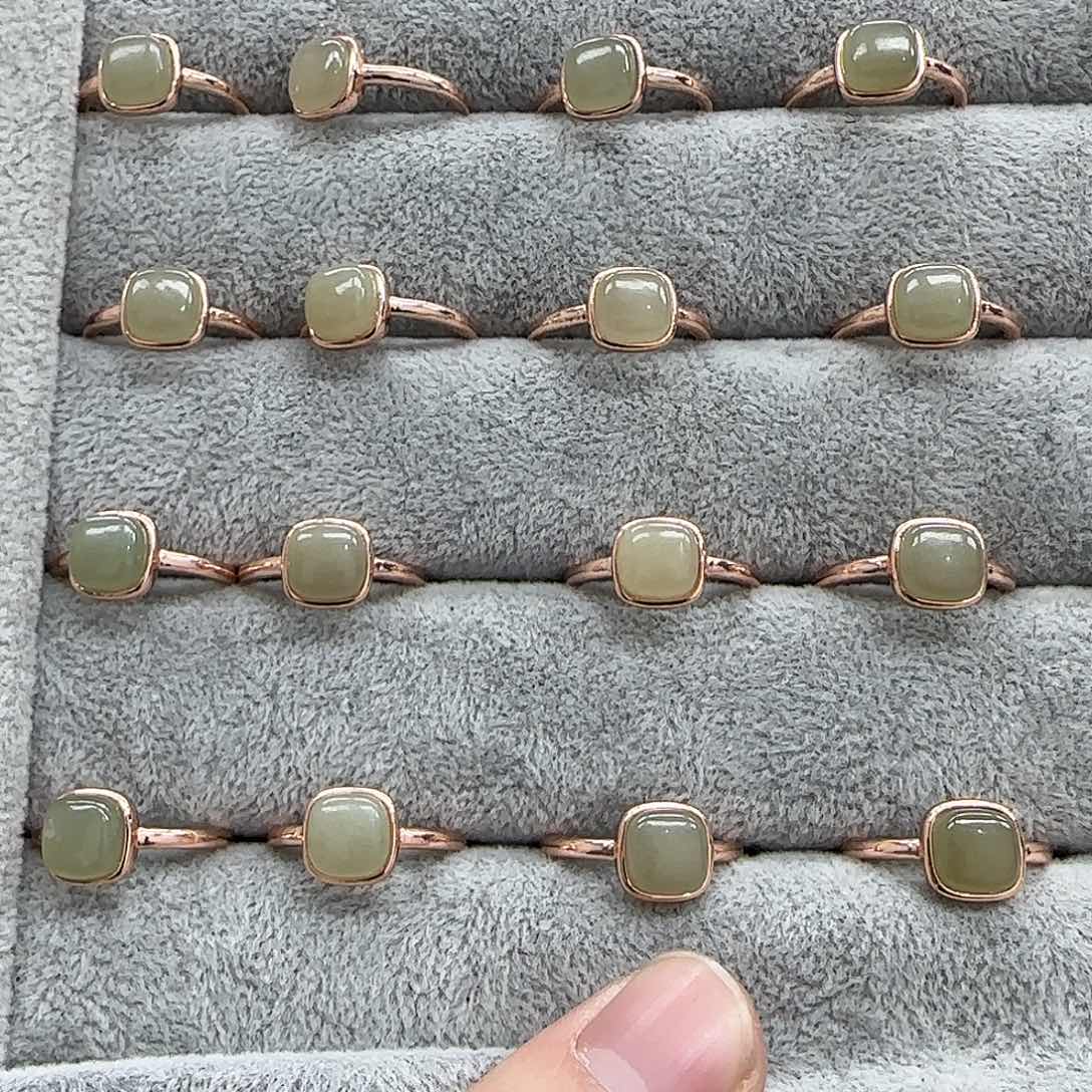 和田玉戒指未镶嵌