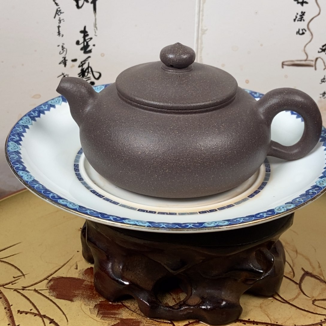 紫砂茶壶天青160 容量宜兴紫砂壶