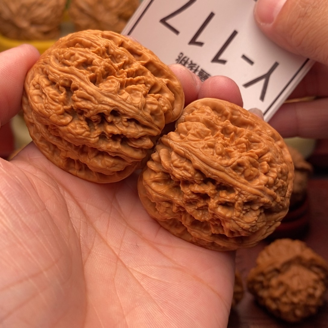 文玩核桃把件粗筋41