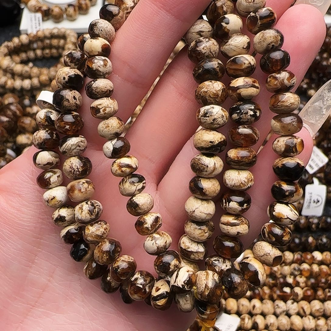 手链琥珀未镶嵌抚顺琥珀