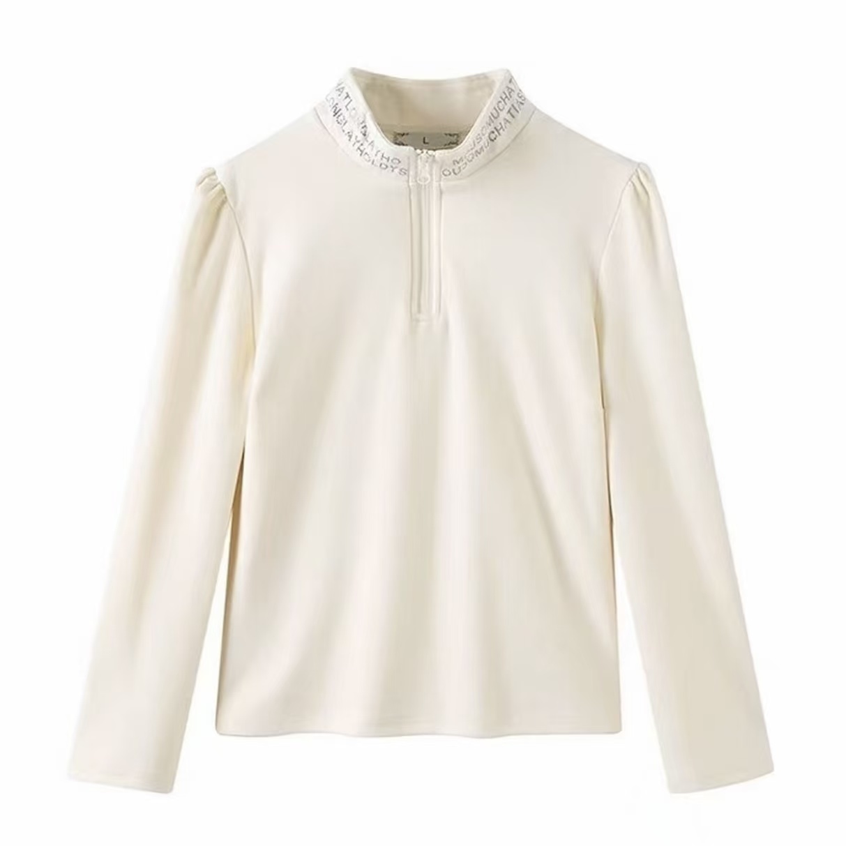 笑笑大码秋冬新款宽松百搭上衣6383