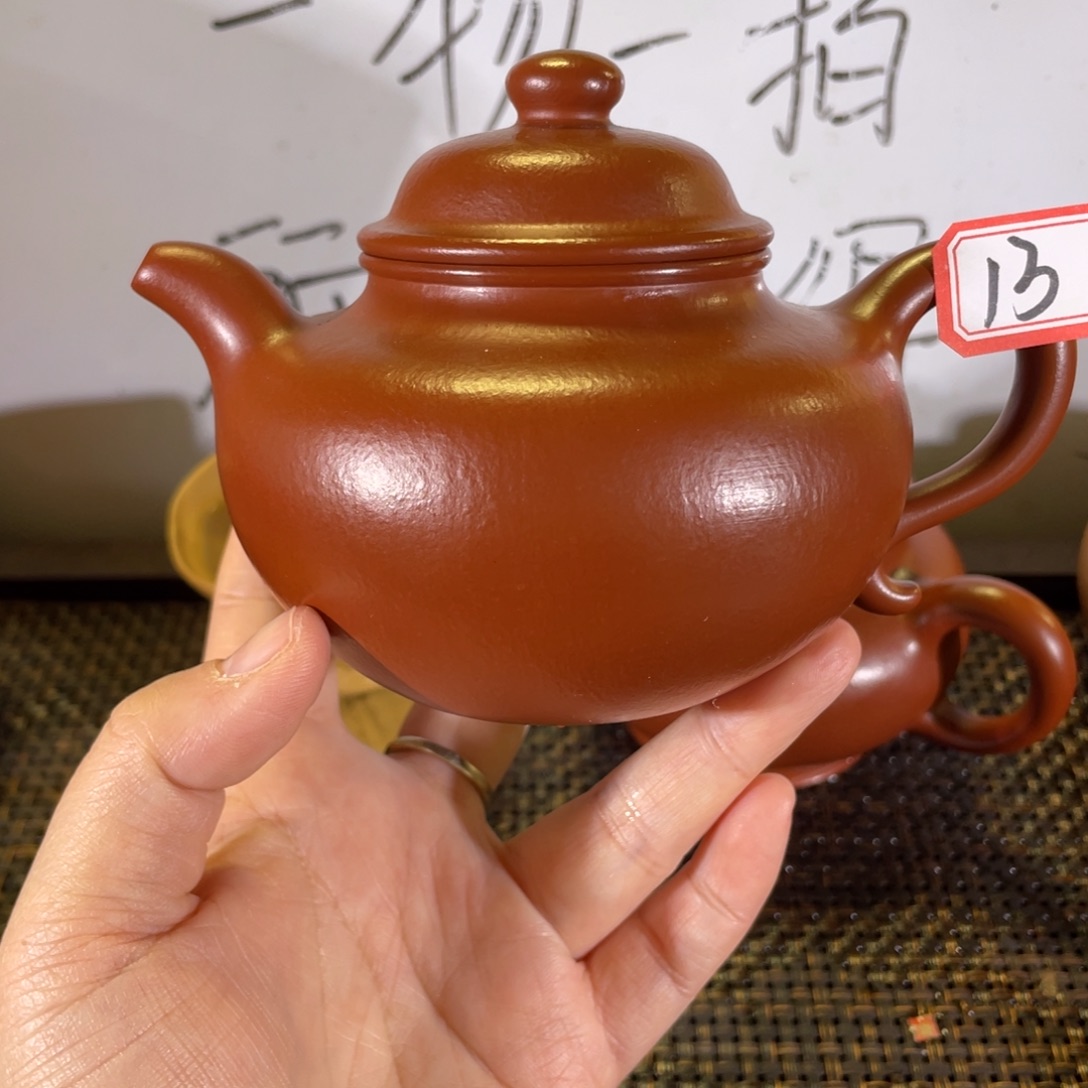 茶壶紫砂莲子全手