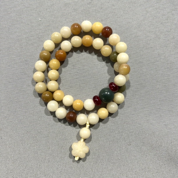 A290 多宝菩提 卡8 圆珠双圈手串 多样性发其一