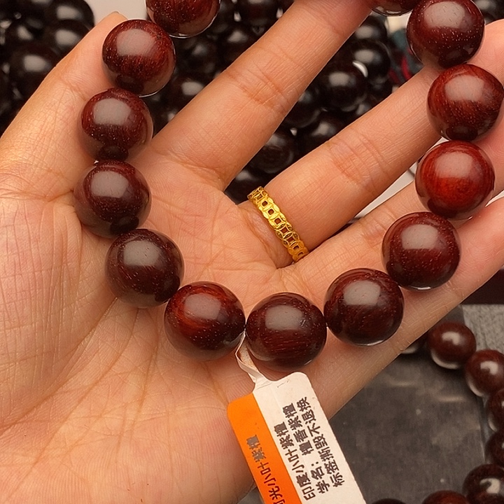 手串/手链小叶紫檀1.5原汁原味高油密老料