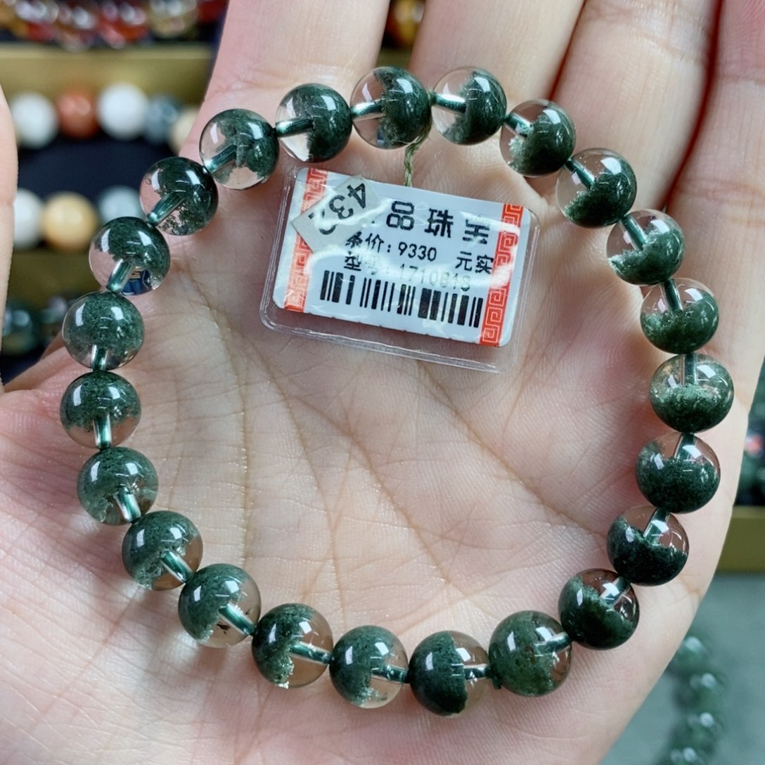 水晶手串未镶嵌绿幽灵1710818