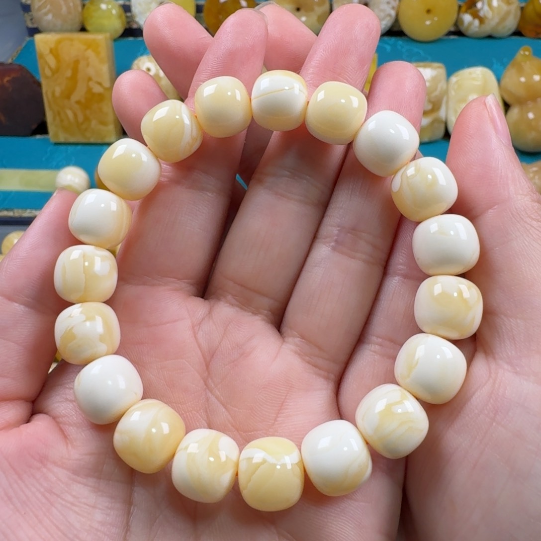 琥珀手链未镶嵌蜜蜡