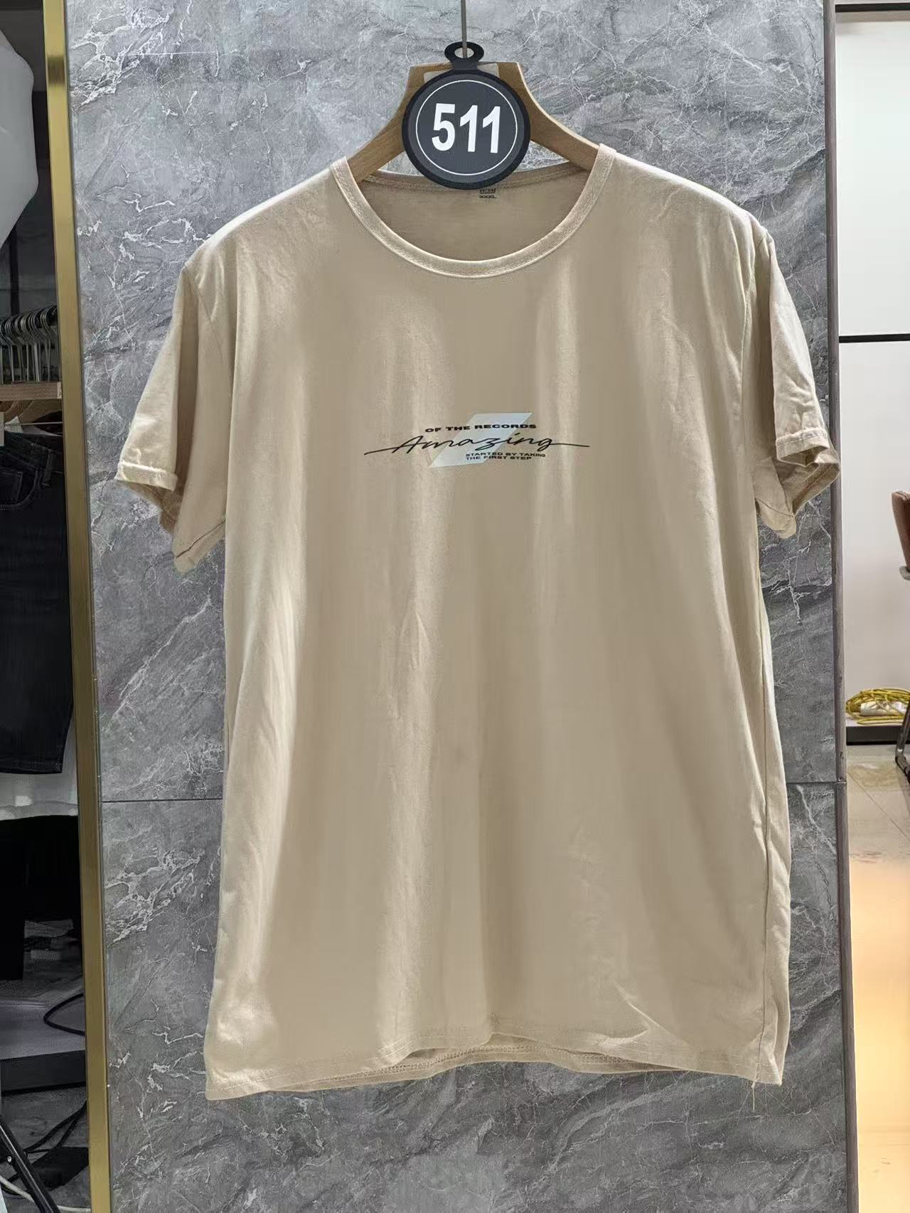 【刘哥严选】圆领透气宽松型常规款短袖T恤运动设计师舒适-集678