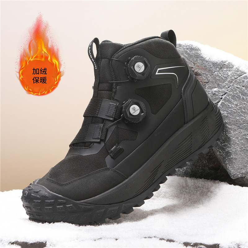 CAMSSOO出口德国冬季新款宽楦加厚加绒保暖舒适户外徒步鞋 6735