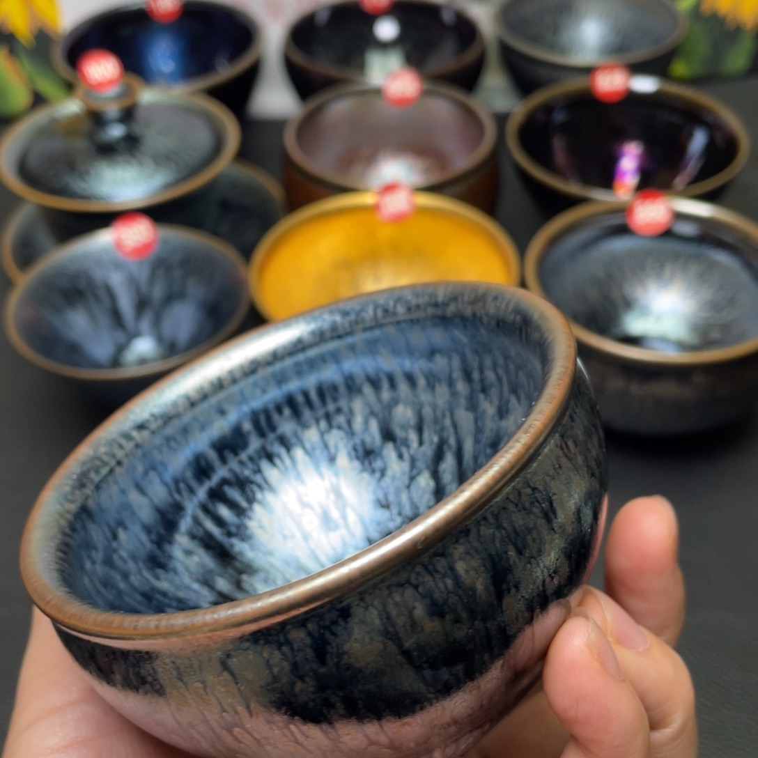 顺***-茶盏817建窑建盏茶盏