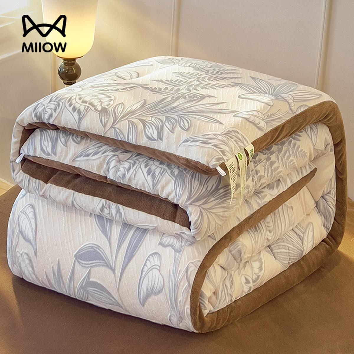 【猫人】牛奶绒被子冬被冬季加厚保暖棉被宿舍单人被芯2025新款