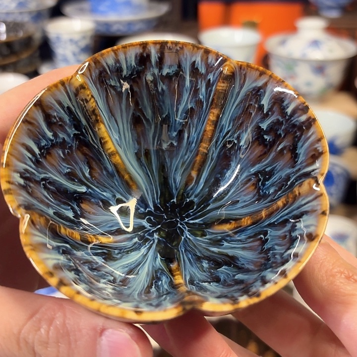 瓷片景德镇高温盏杯