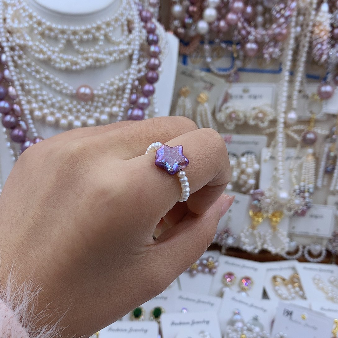 项链银S925镶嵌淡水珍珠