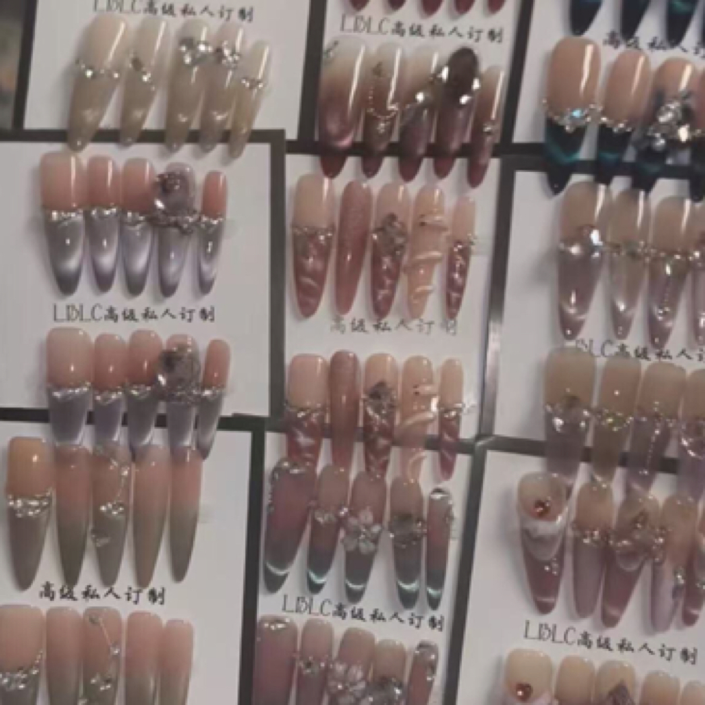 璐町店铺专拍纯手工制作穿戴甲下单备注编号