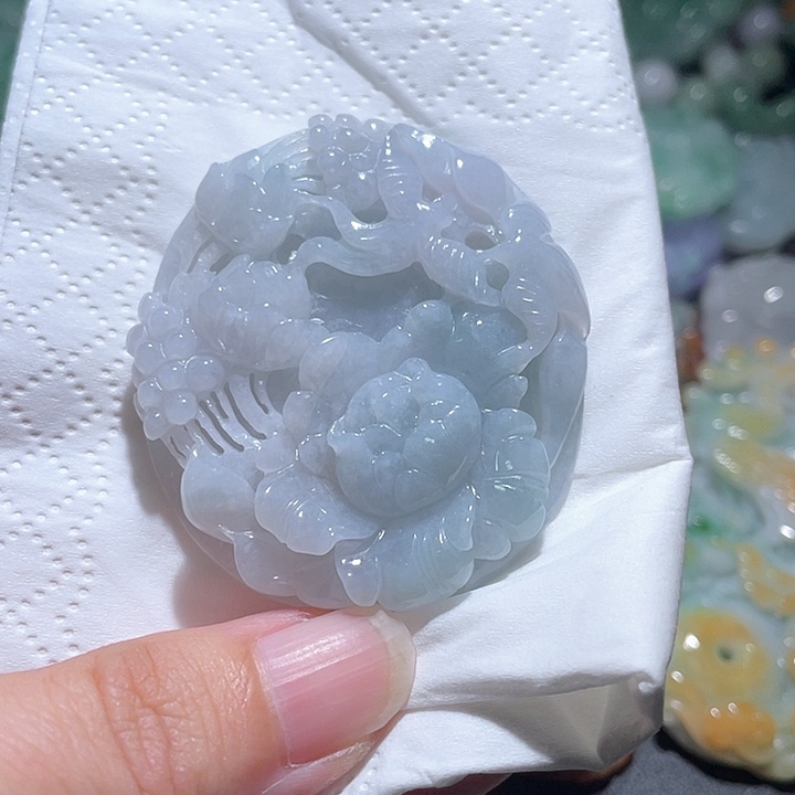 颈饰未镶嵌翡翠天