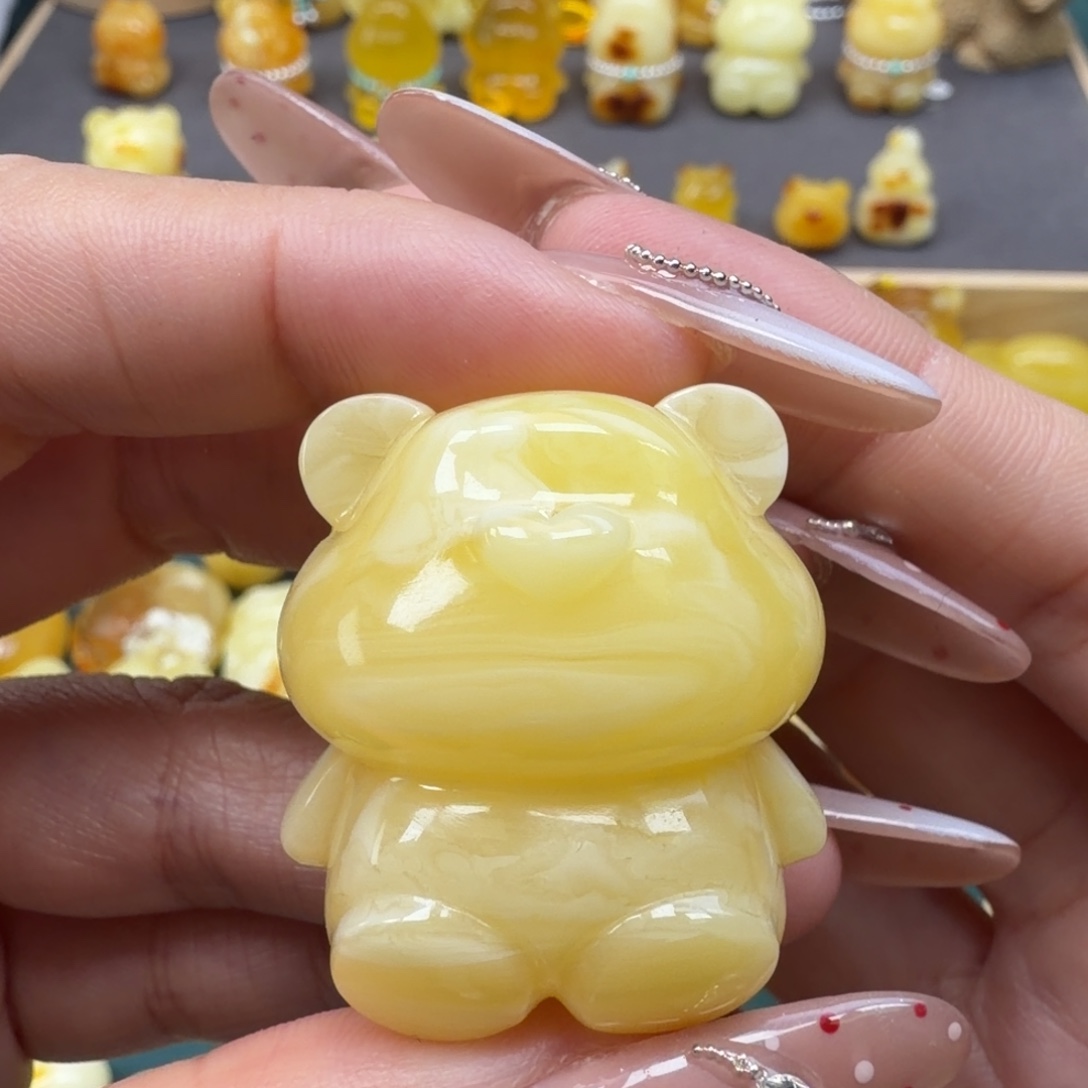 琥珀未镶嵌裸石蜜蜡