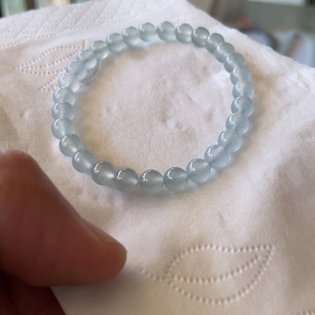 歪***儿翡翠未镶嵌手链翡翠手串珠链工厂自己生产的