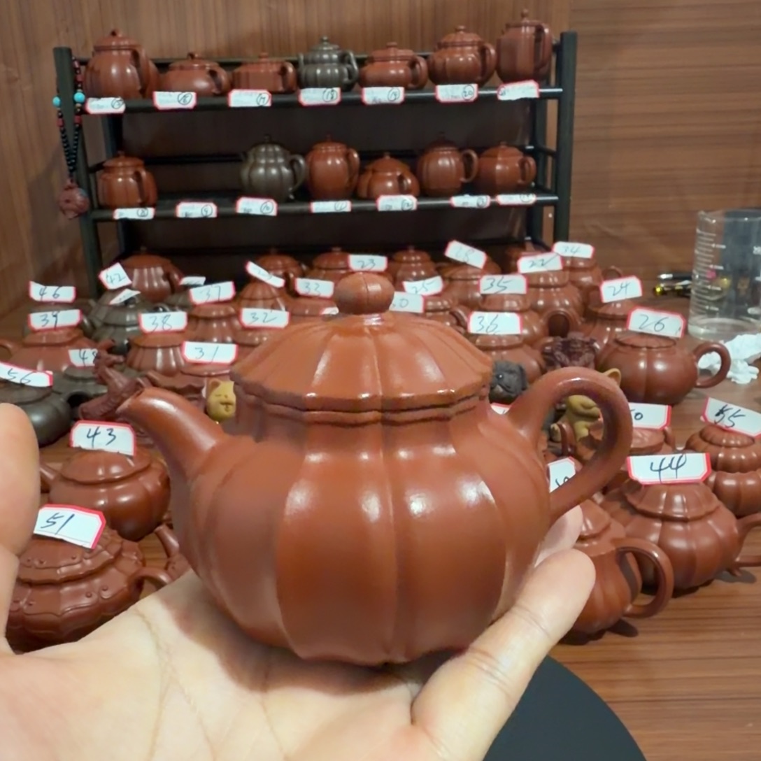 本***末朱泥原矿朱泥内推160cc 莲子