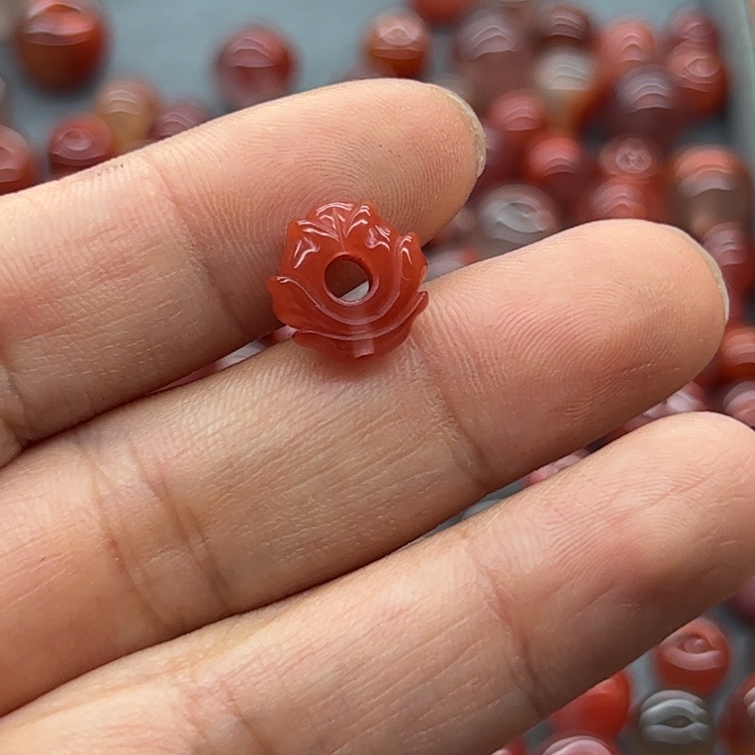 镜***月南红玛瑙未镶嵌配饰