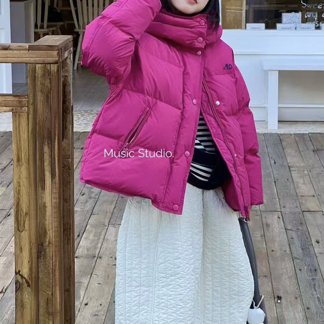 7116儿童纯色短款羽绒服