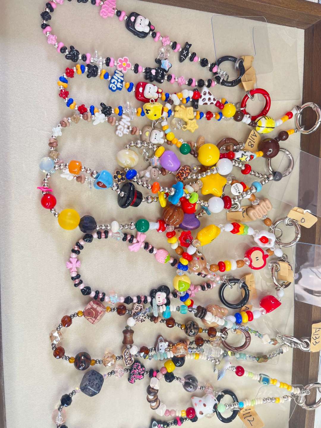 （捡漏）手机链手工女款短款手提创意手机链钥匙扣手机挂绳挂件