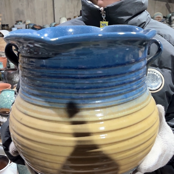 紫砂花盆高28口26—————-