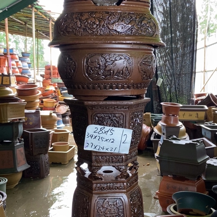 紫砂花盆紫砂紫砂