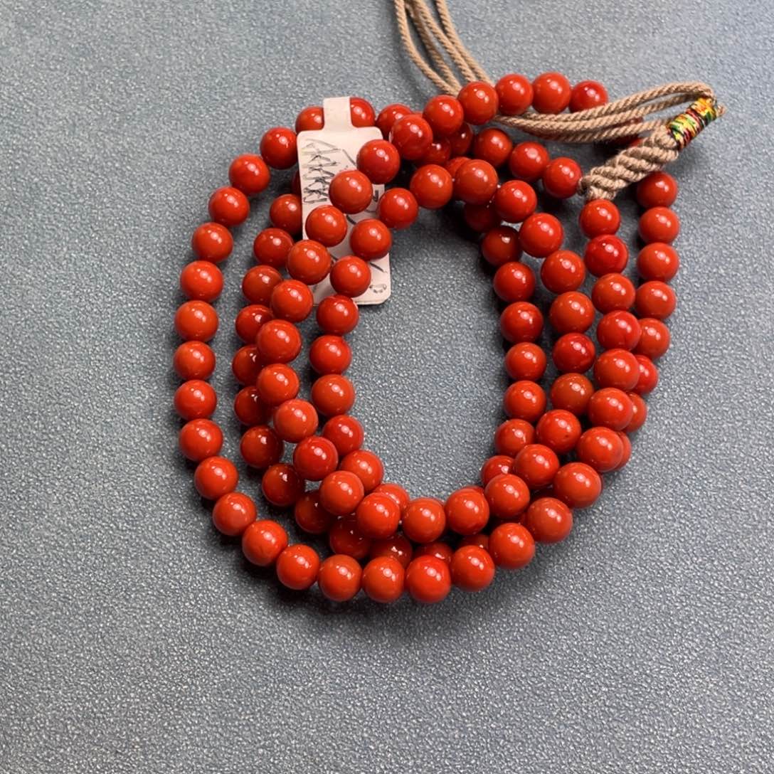 南红玛瑙珠子未镶嵌洛**勒